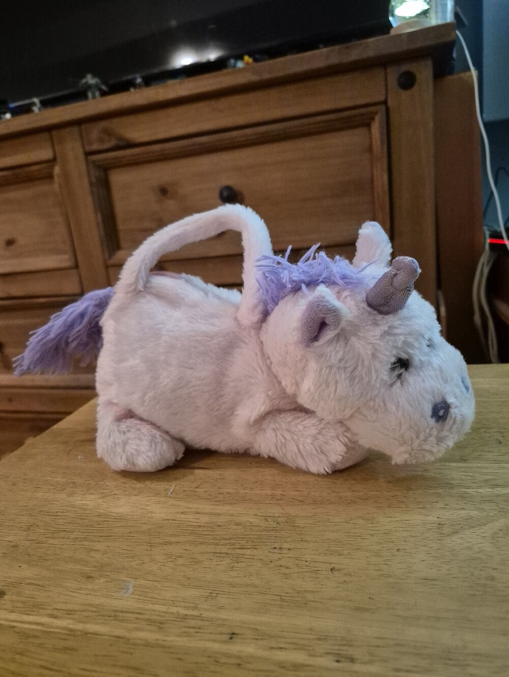 Kellytoy Pack Mates Pink Purple Unicorn Plush Handbag